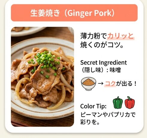 ご飯が進む定番の生姜焼き風アレンジ