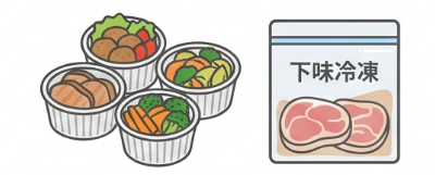 作り置きしておける便利な冷凍おかず