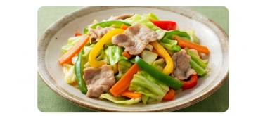 野菜も一緒に摂れる栄養満点の野菜炒め