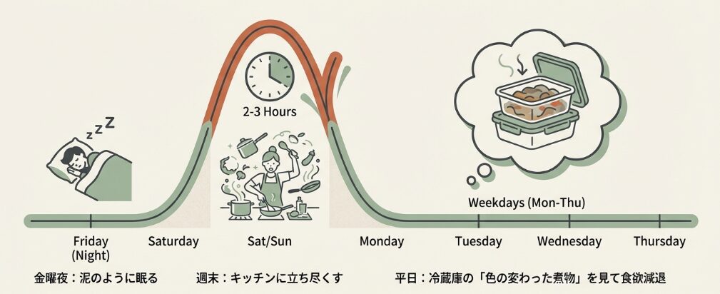 「料理の完成」は平日まで持ち越さない！下ごしらえの鉄則