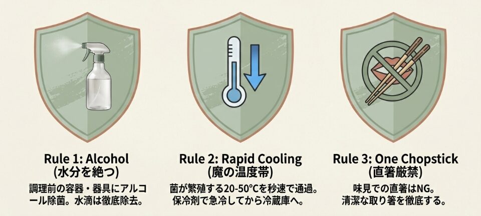 キッチン衛生の「防衛ライン」