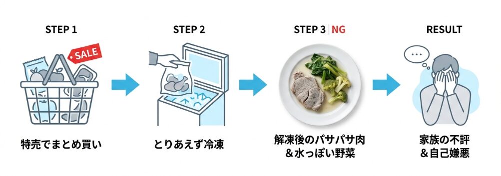 とりあえず冷凍、はNG!?