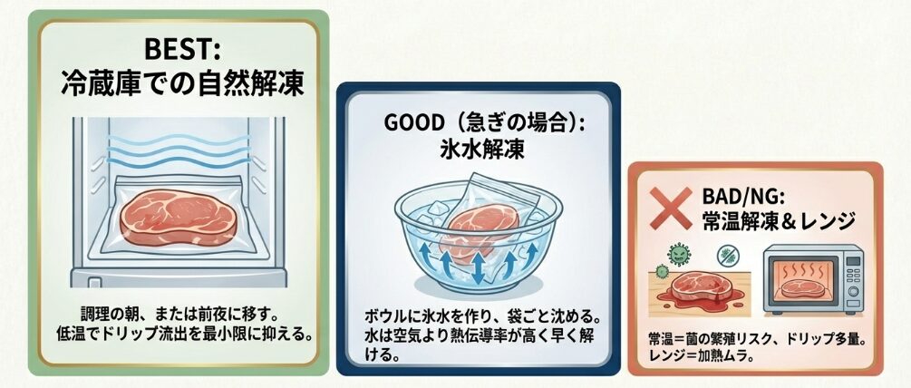 失敗しない解凍のコツ