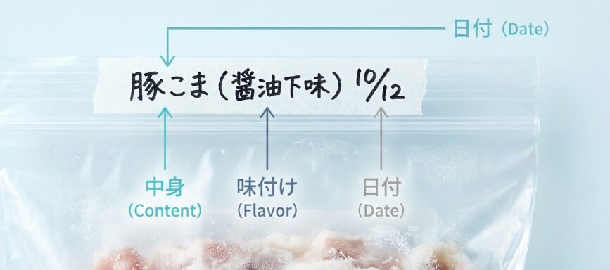 ラベリングと定位置決めによる冷凍庫の在庫管理テクニック