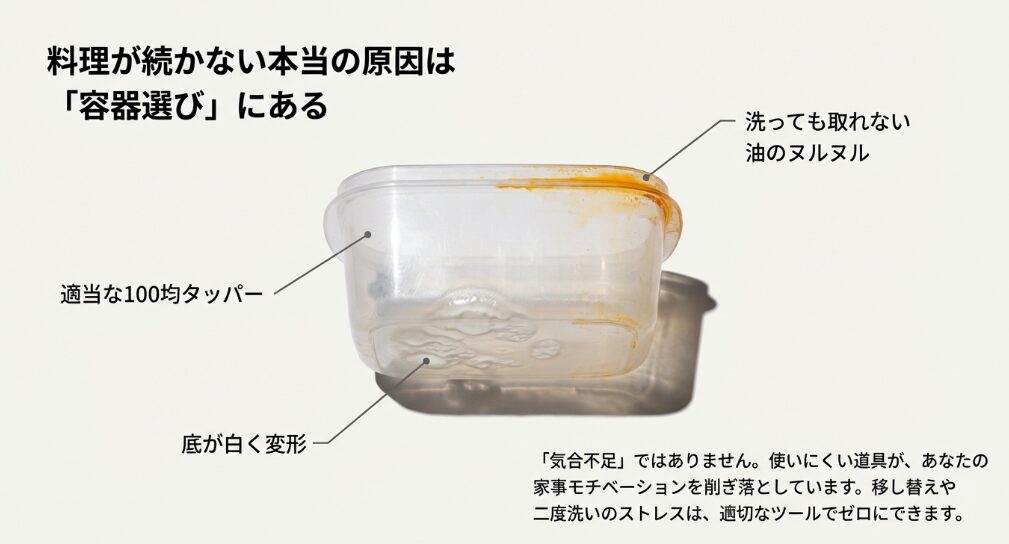 下ごしらえ・作り置きが続く保存容器の3つの条件