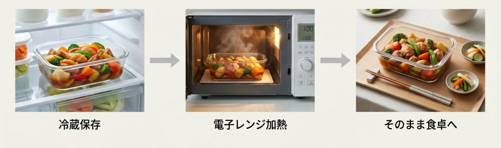 そのまま食卓のメイン皿として