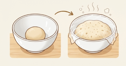 ドライイーストで発酵ドーナツ