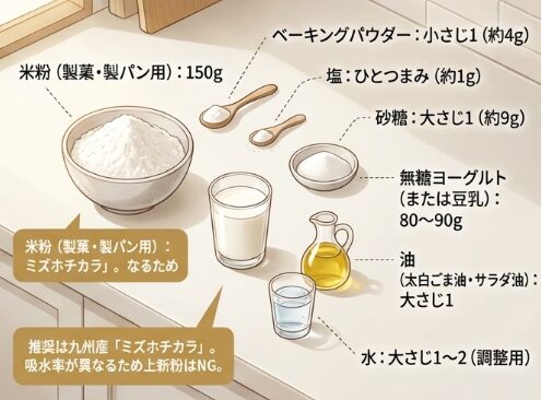 材料（2〜3個分）