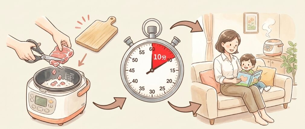 炊飯器＝「究極のほったらかしシェフ」！