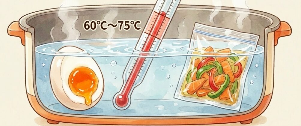 ほったらかしで絶品ピクルス＆トロトロ温泉卵