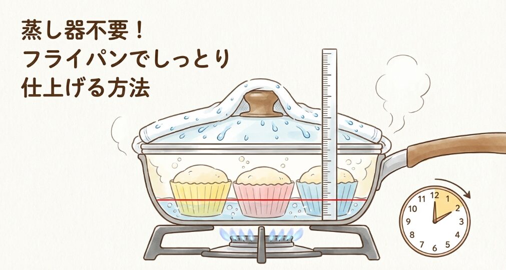 フライパンでしっとり仕上げる方法