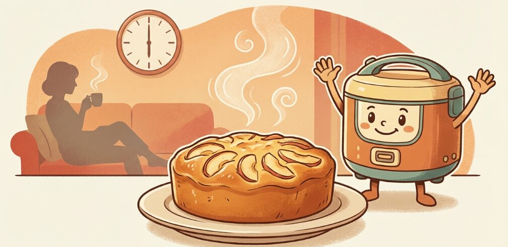 米粉りんごケーキを炊飯器で！