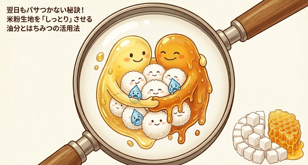 翌日もパサつかない秘訣！