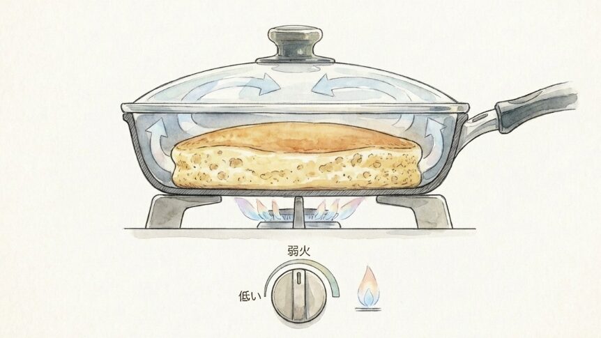 ベーキングパウダーがなくてもふっくら焼く方法