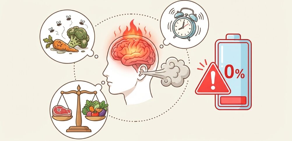 献立の固定化がもたらす最大のメリットは「毎日の決断疲れ」の排除