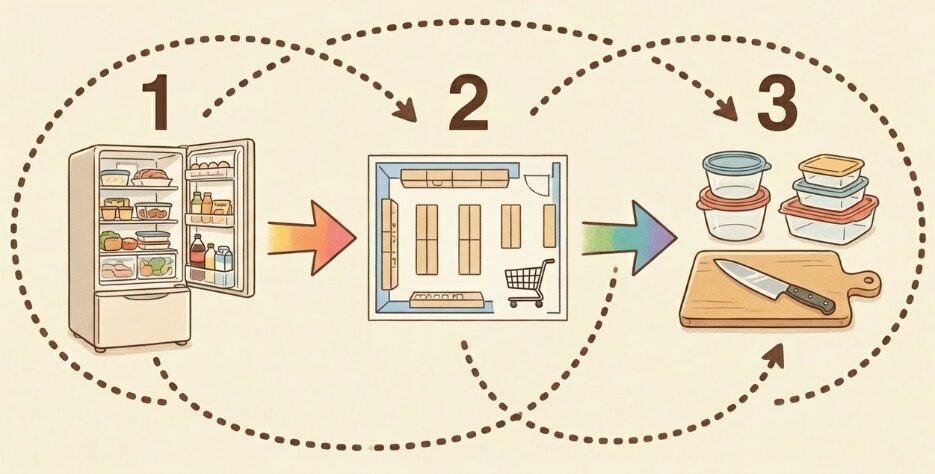 下ごしらえと連動する最強の買い物リスト作り3ステップ