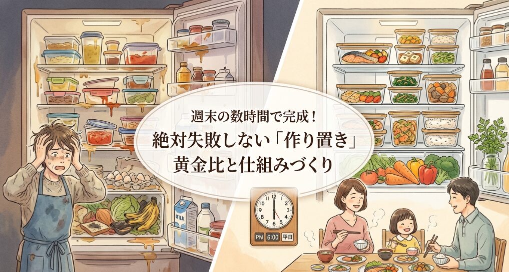 作り置きの量と目安がわかる！