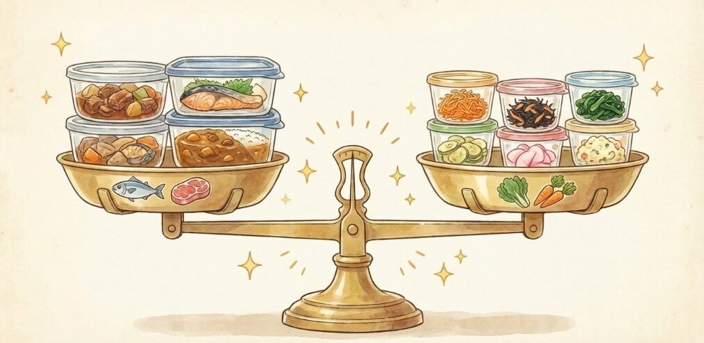 【家族構成別】1週間の作り置き・下ごしらえ量の目安