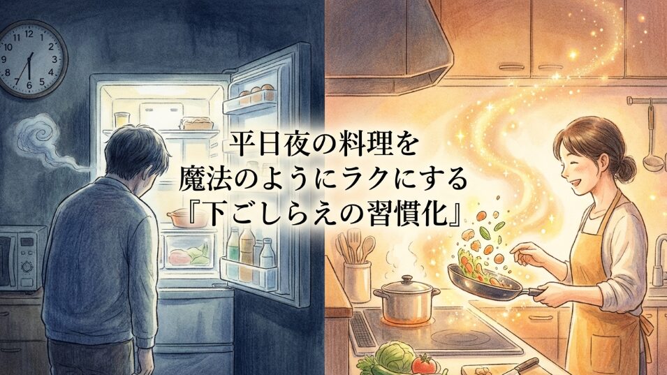 下ごしらえ・習慣化・方法