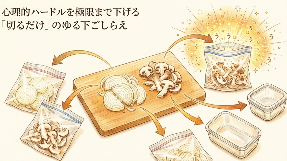 習慣化の鍵は「味付けしない」ゆる下ごしらえ