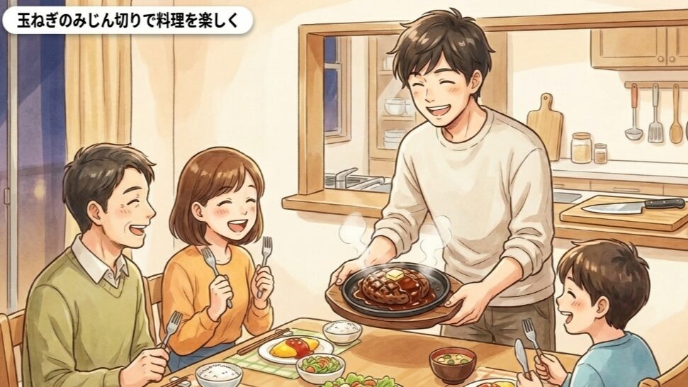 玉ねぎのみじん切りで料理を楽しく