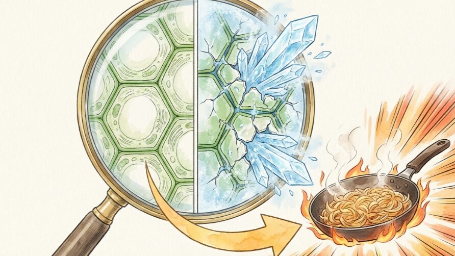 冷凍保存で下ごしらえを楽に