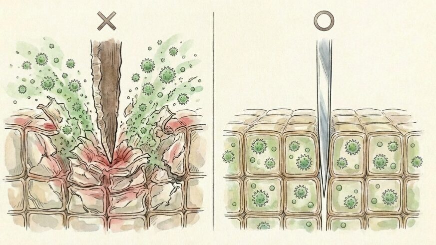 切れ味の良い包丁を使う理由