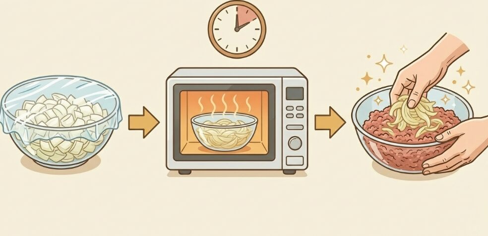 電子レンジで加熱するメリット