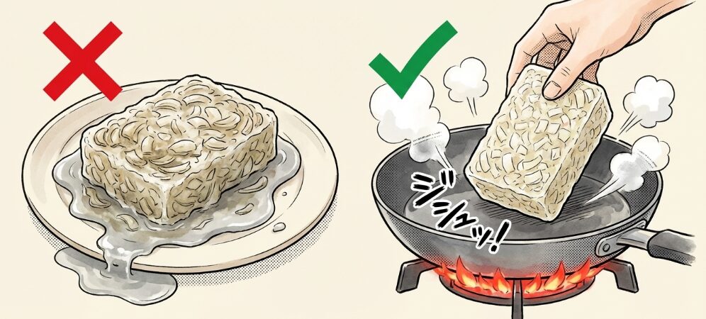 解凍後に水っぽくならないコツ