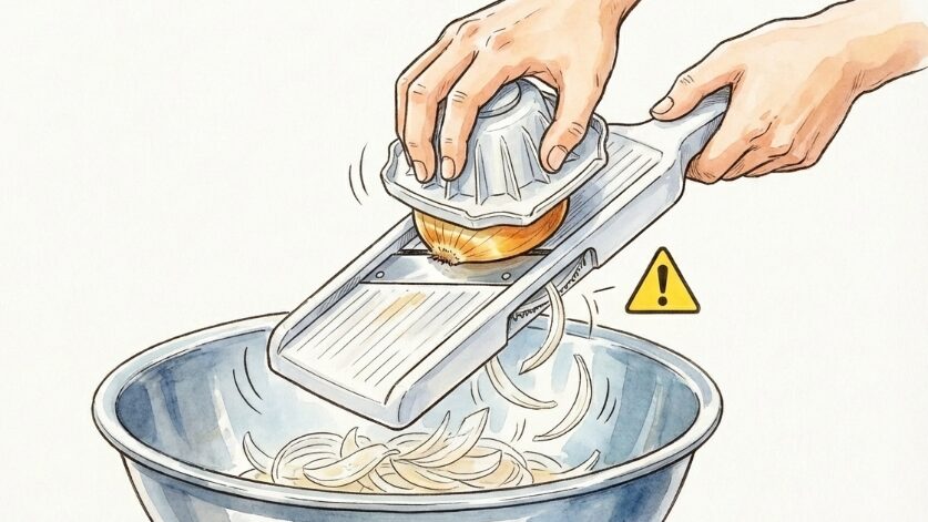 スライサーを使った簡単な切り方