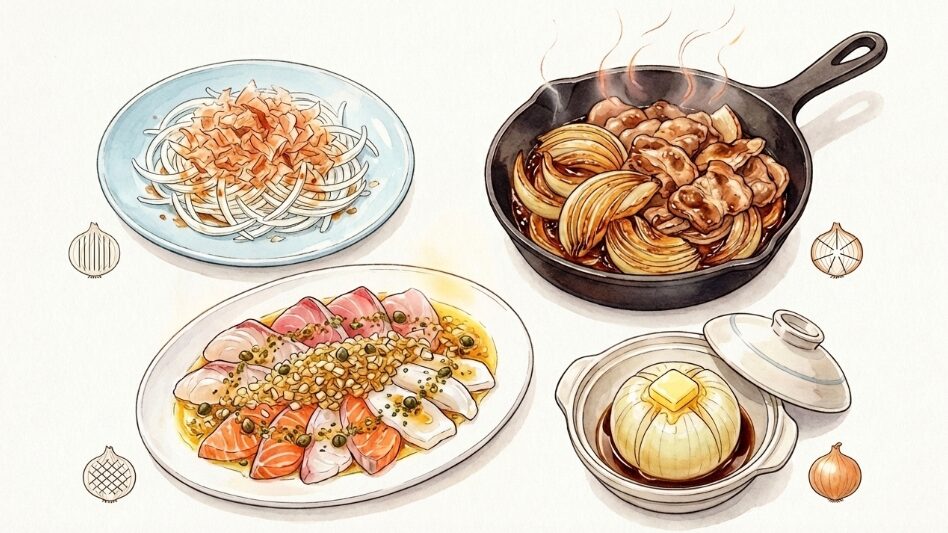 切り方を変えて味わうレシピ