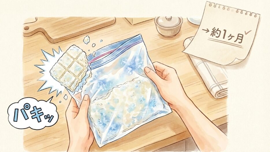 冷凍保存で長持ちさせる下ごしらえ