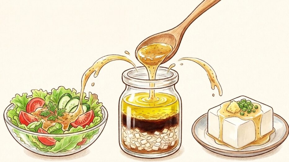 余りですぐ作れる万能ドレッシング