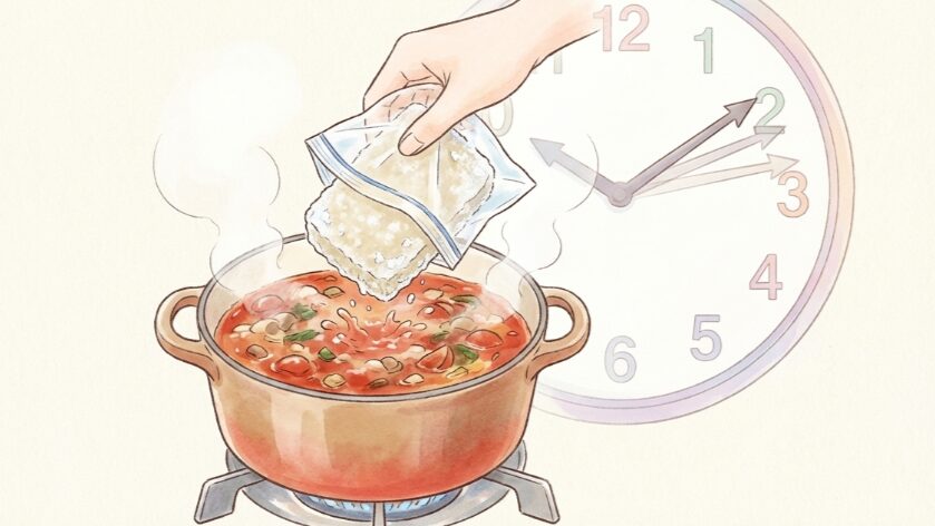 時短スープで使い切るアイデア