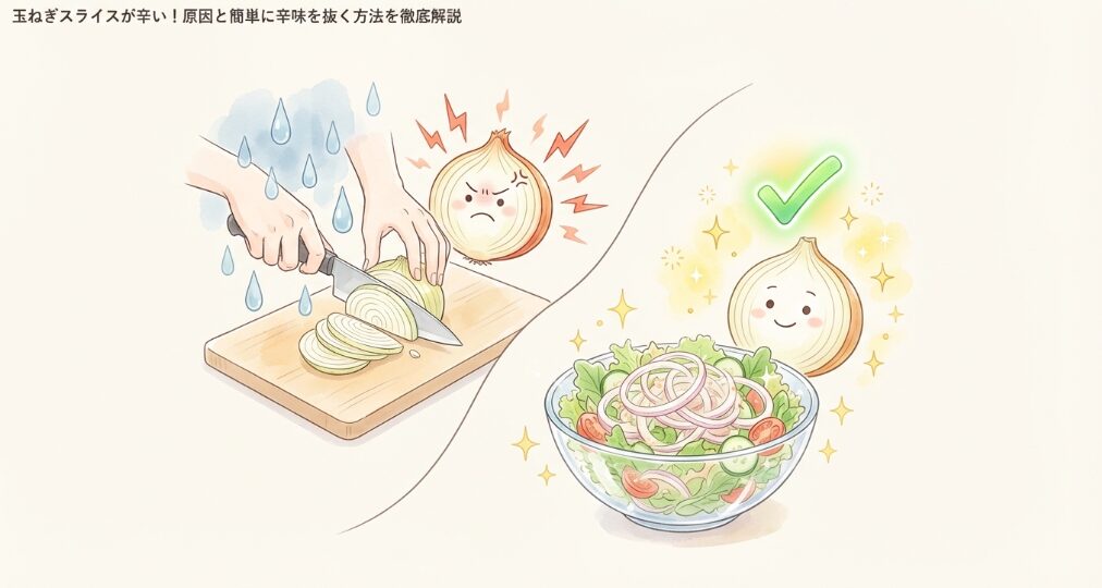 玉ねぎスライスが辛い！