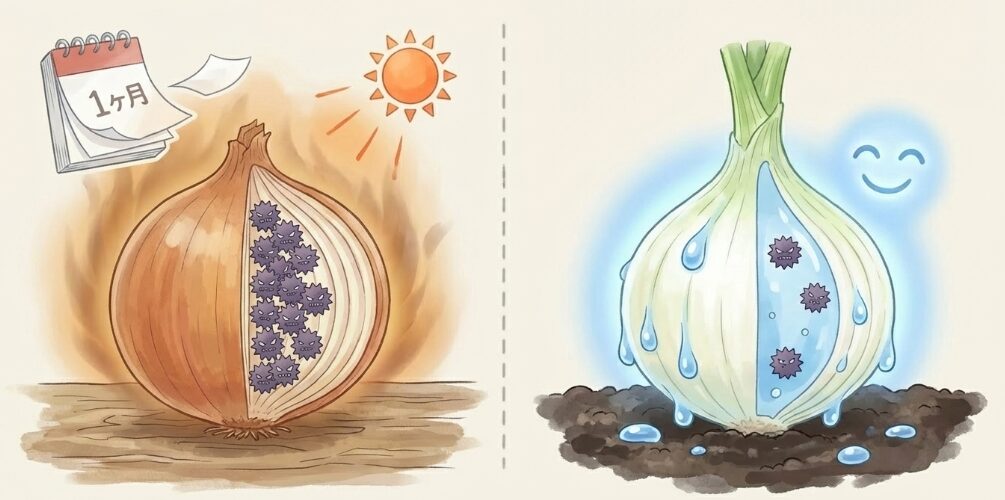 新玉ねぎと通常玉ねぎの違い