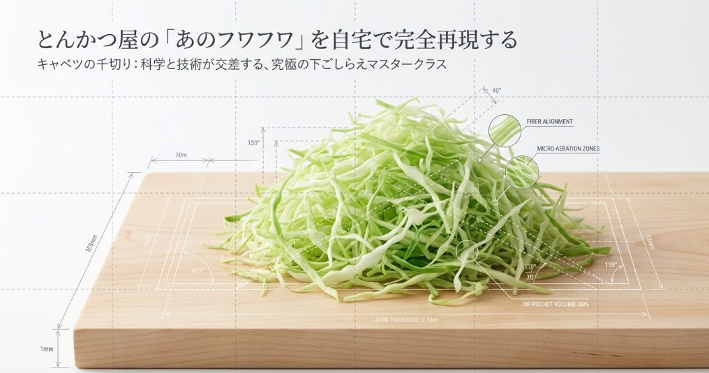 キャベツの千切りのコツ