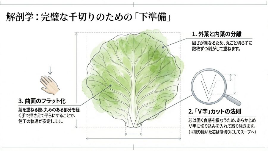 芯の取り方と下ごしらえの基本