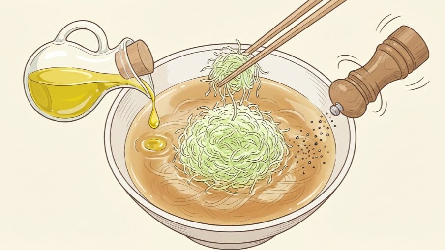 塩ラーメンと合わせるさっぱりアレンジ