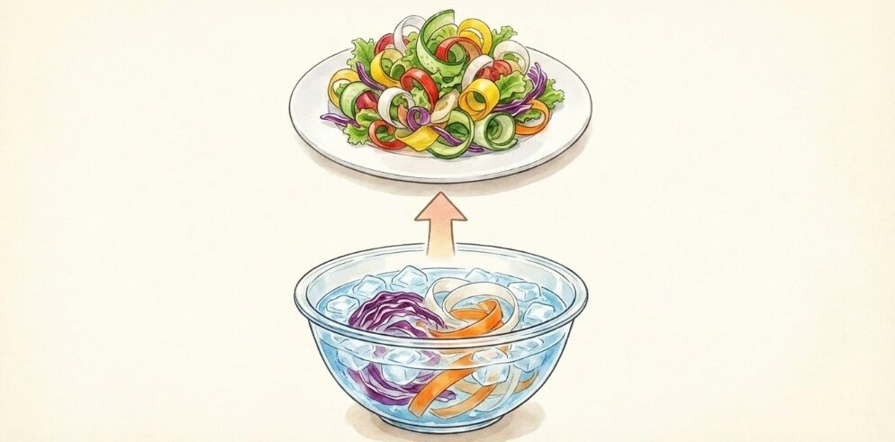 サラダの彩りをアップさせるコツ