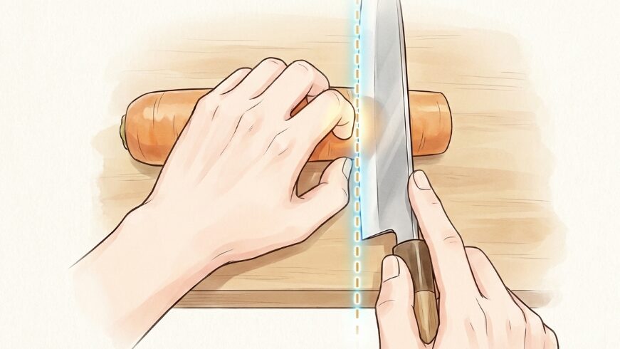 基本となる包丁の持ち方