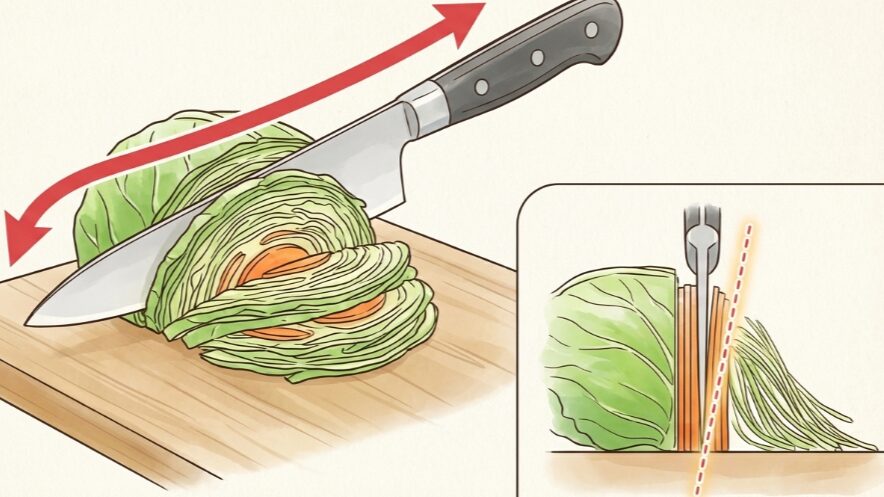 綺麗な千切りにする切り方