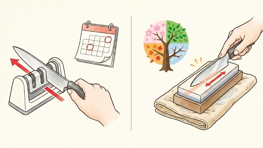 切れ味を保つための研ぎ方