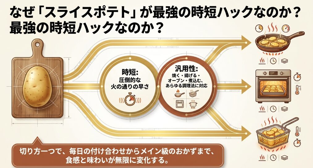 スライスポテトを美味しく作る基本のコツ