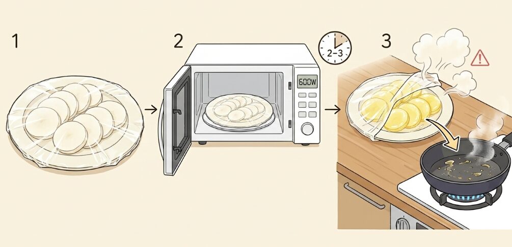 電子レンジで時短する加熱の裏技