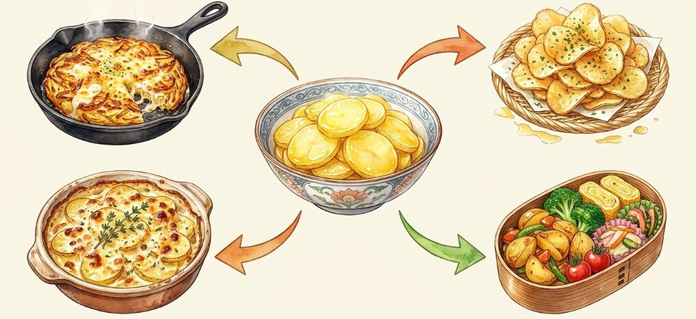 スライスじゃがいもを使った絶品レシピ