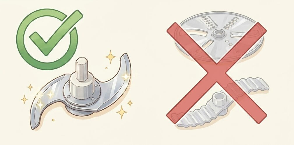 ミンチ作りに適したブレードの種類