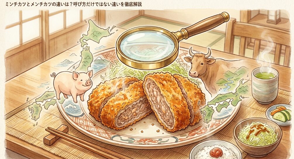 ミンチカツとメンチカツの違い