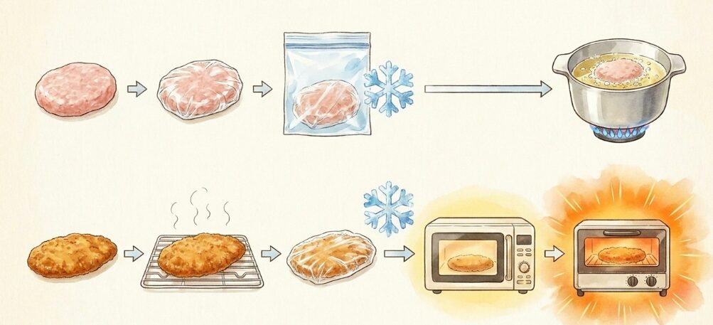 冷凍保存と解凍のポイント