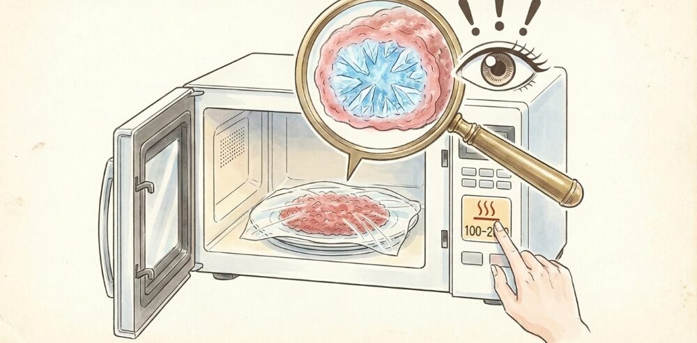 急ぎなら電子レンジを活用する